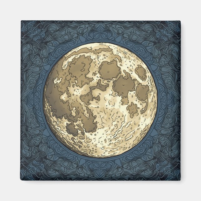 Vollmond Magnet (Vorne)