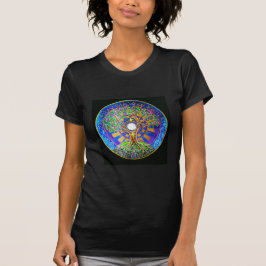 Vollmond-Mandala-T-Shirt T-Shirt