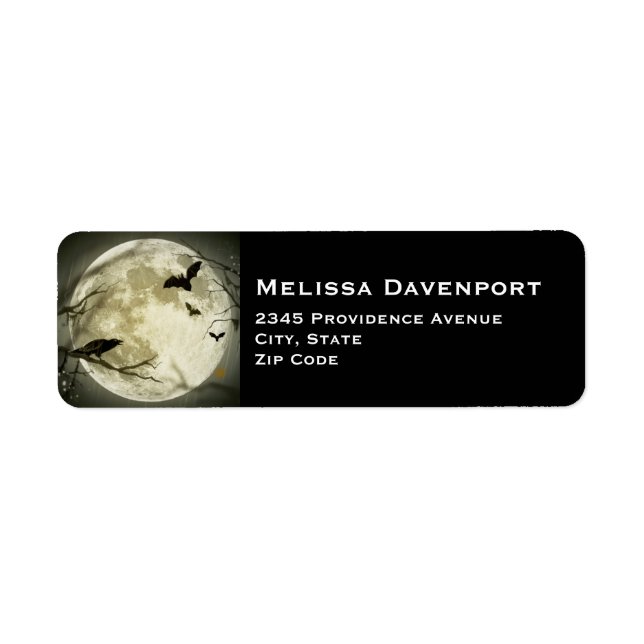 Vollmond mit Fledermäusen und Raven. (Vorne)