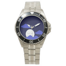 Vollmond mit Wolken Männer