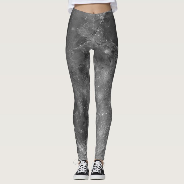 Vollmond-Mondfläche Leggings (Vorderseite)