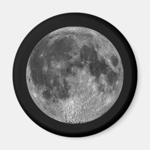 Vollmond-Mondmondbilder aus dem Weltraum Magnet