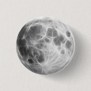 Vollmond-Mondplaneten-Kugel Button