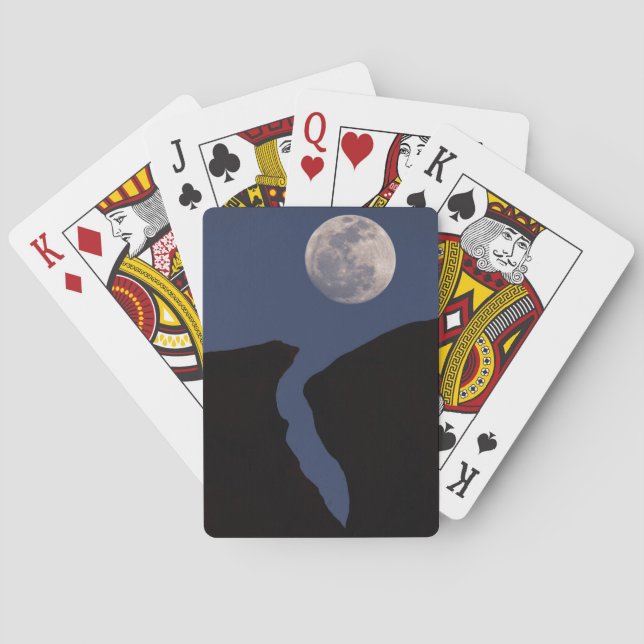 Vollmond | Monumental, Arizona Spielkarten (Rückseite)