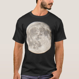 Vollmond Nachthimmel auf dem Mond T-Shirt