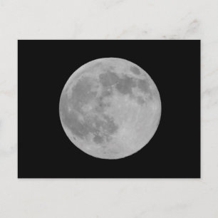 Vollmond nah postkarte