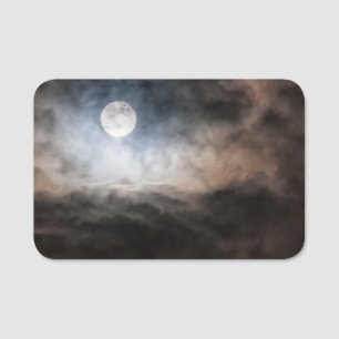 Vollmond Namensschild