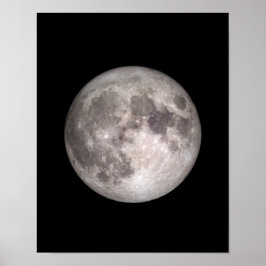 Vollmond-NASA-Bild Poster