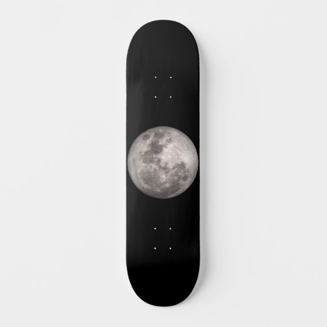 Vollmond-NASA-Bild Skateboard (Vorderseite)