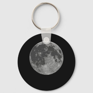 Vollmond-Natur Schlüsselanhänger