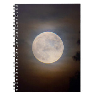 Vollmond-Notebook Notizblock