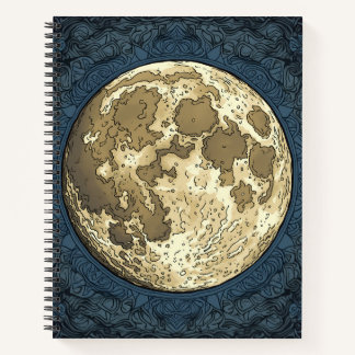 Vollmond Notizbuch