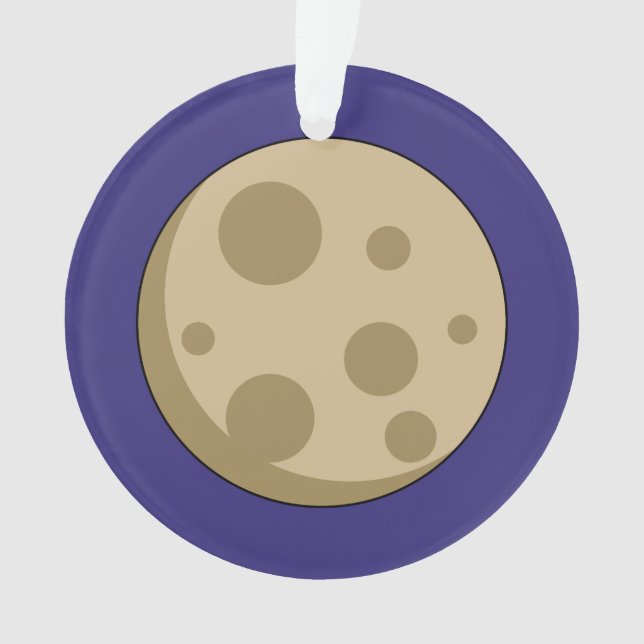Vollmond Ornament (Vorderseite)