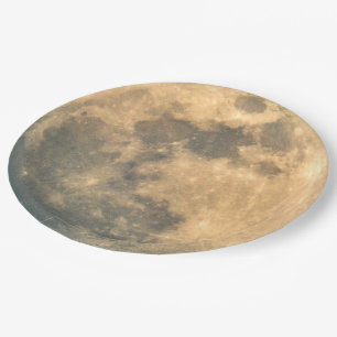 Vollmond Pappteller