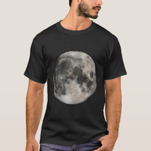 Vollmond Phase Space Liebe Fotografie Astronomie T-Shirt