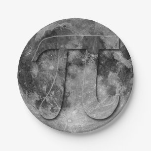 Vollmond-Pi-Tagesspass Pappteller