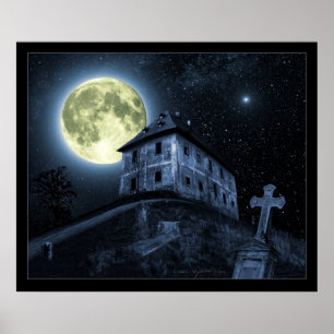 Vollmond-Plakat Poster