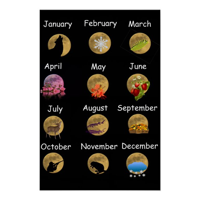 Vollmond Poster (Vorderseite)