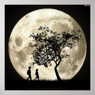 Vollmond Poster