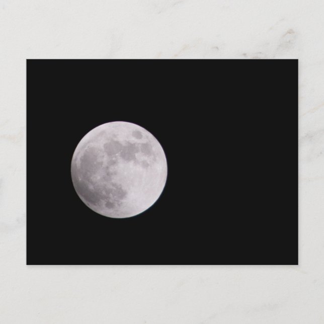 Vollmond Postkarte (Vorderseite)