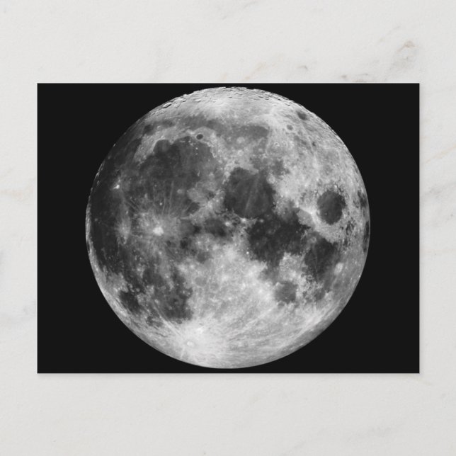 Vollmond Postkarte (Vorderseite)