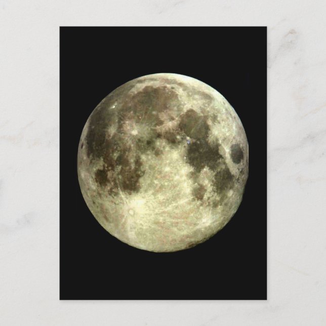 Vollmond Postkarte (Vorderseite)