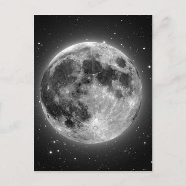 Vollmond Postkarte (Vorderseite)