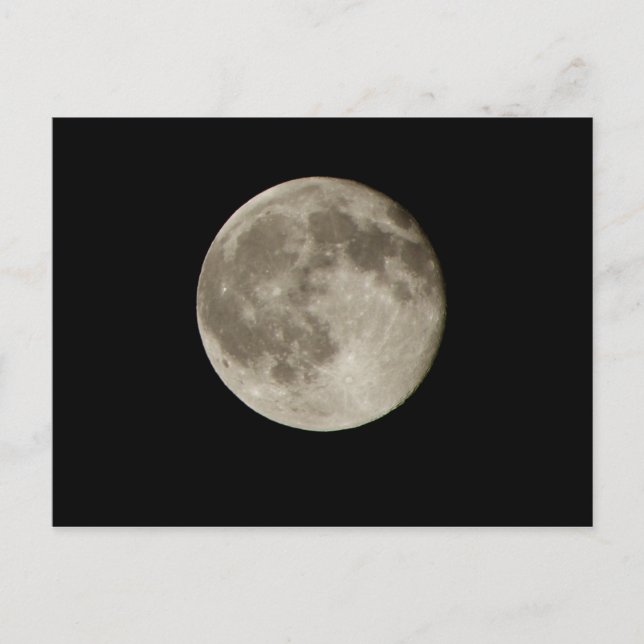 Vollmond Postkarte (Vorderseite)