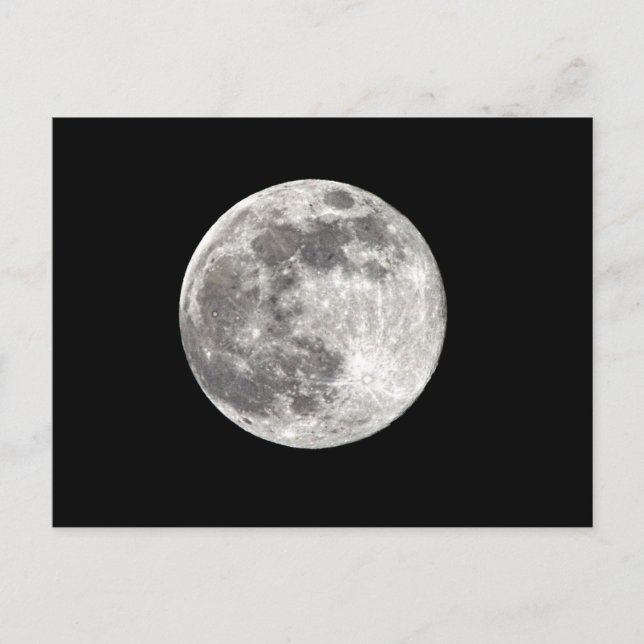 Vollmond Postkarte (Vorderseite)