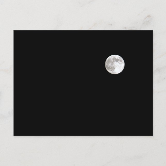 Vollmond Postkarte (Vorderseite)