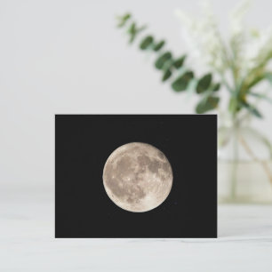 Vollmond-Postkarte Postkarte