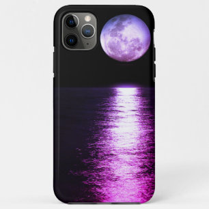 Vollmond-Reflektion lila Case-Mate iPhone Hülle