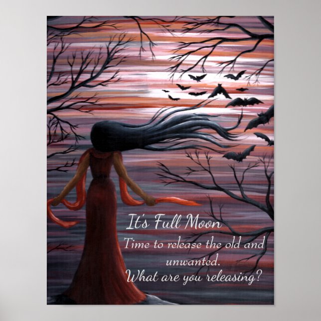 Vollmond-Ritual Poster (Vorne)