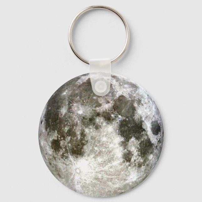 Vollmond Schlüsselanhänger (Vorderseite)