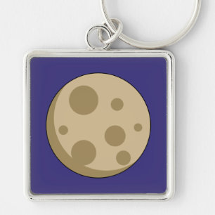 Vollmond Schlüsselanhänger