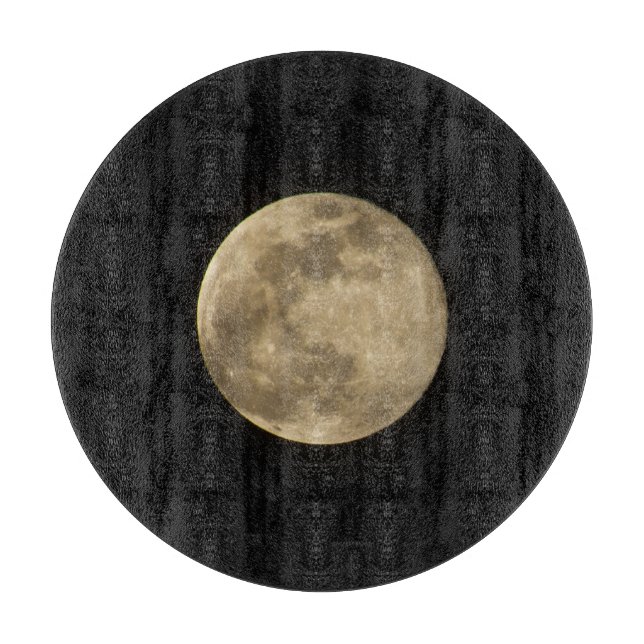 Vollmond Schneidebrett (Vorderseite)