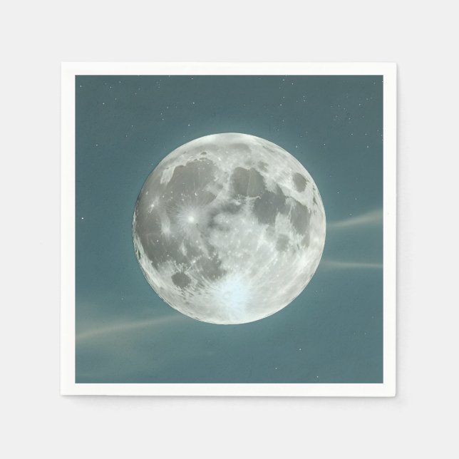 Vollmond Serviette (Vorderseite)