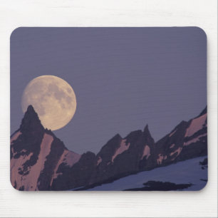 Vollmond steigt   Chugach - Gebirge Alaska Mousepad
