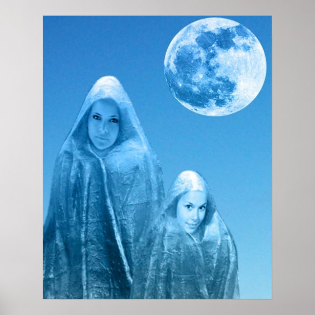 Vollmond steigt poster (Vorne)