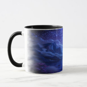 Vollmond Tasse Ruhe Natur Inspiriert Kaffee Cup