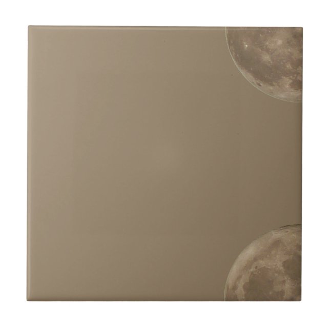Vollmond Tiles Cool Moon Keramik Tiles Moon Deco Fliese (Vorderseite)