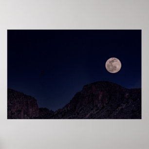 VOLLMOND ÜBER DEM BERG POSTER