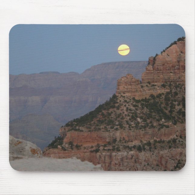 Vollmond über dem Grand Canyon Mousepad (Vorne)