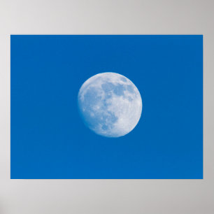 Vollmond über der Stadt Montreal Poster