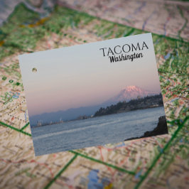 Vollmond über Tacoma, Washington Travel Postkarte