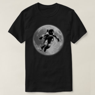 Vollmond und Astronaut T-Shirt