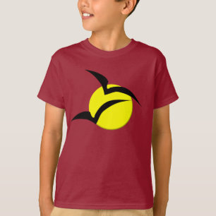 Vollmond und Fledermäuse T-Shirt