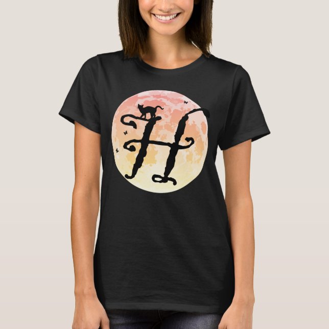 Vollmond- und Kat-H-T - Shirt (Vorderseite)