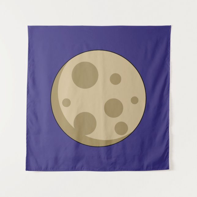 Vollmond Wandteppich (Vorderseite)