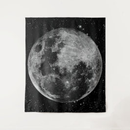 Vollmond Wandteppich